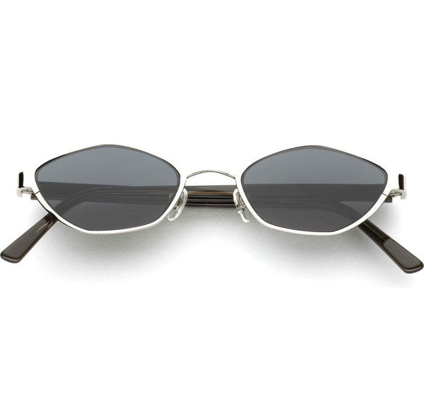 Farrah / Silver Metal & Grey Lens - Shade Files